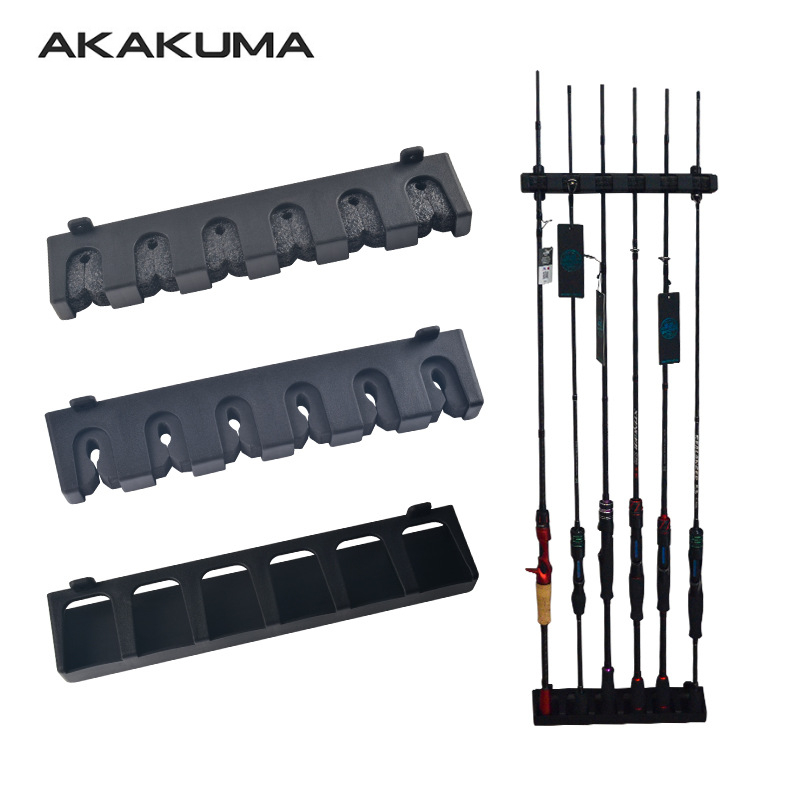 Fishing Rod Casting - ชั้นวางของ dudukan joran ติดผนังแท่นวางเบ็ดตกปลาแนวตั้งทำจากโฟม EVA ใช้