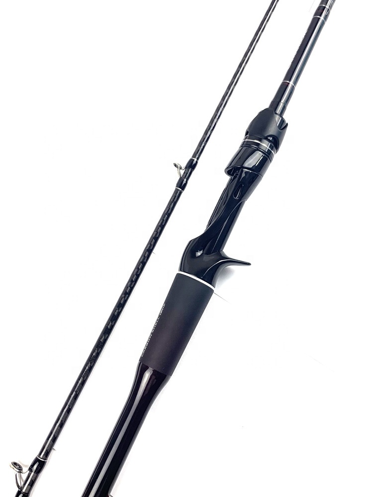 Fishing Rod Carbon Fiber - คันเบ็ดตกปลาสำหรับเรือ คันเบ็ดคาร์บอนไฟเบอร์แบบยืดหดได้ แข็งพิเศษ สำหรับน้ำเค็ม ขนาด 2.08