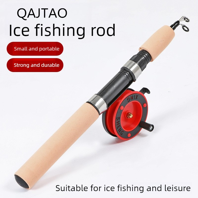 Fishing Rod Ice - คันเบ็ดตกปลาในน้ำแข็ง QAJTAO ขนาด 55 ซม./75 ซม.