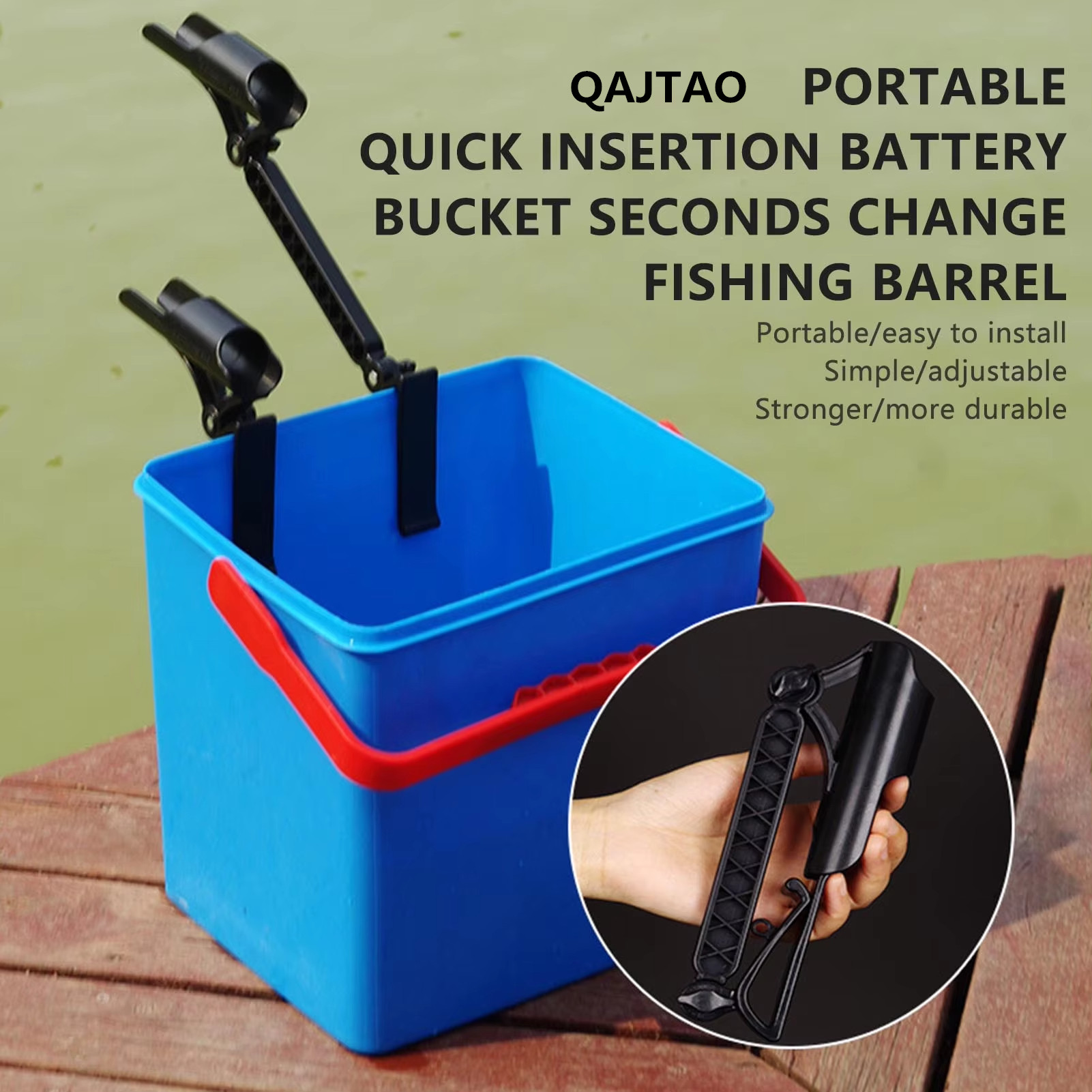 QAJTAO ที่วางคันเบ็ดตกปลา ขนาด - Fishing Rod Ice บทวิจารณ์และราคา