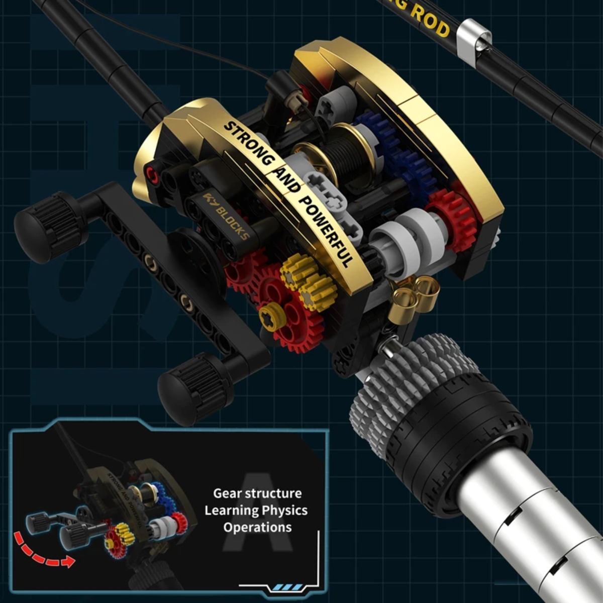 ชุดสร้างโมเดลคันเบ็ดตกปลา MOC, - Fishing Rod Building Kit บทวิจารณ์และราคา