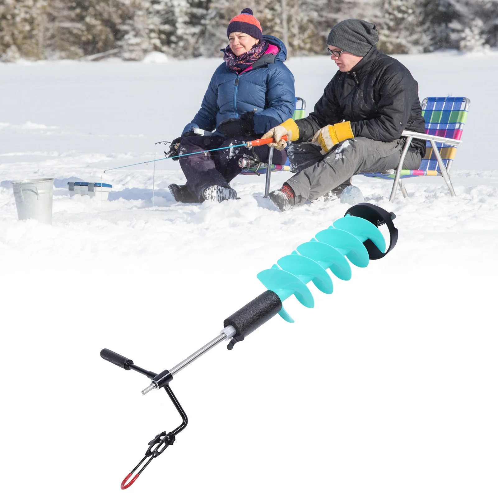 ชุดสว่านเจาะน้ำแข็งแบบใช้ไฟฟ้า - Fishing Rod Ice บทวิจารณ์และราคา