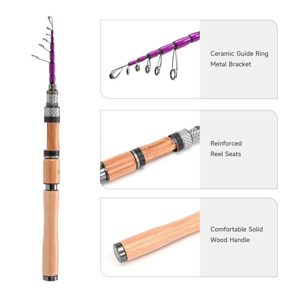 1.8M สำหรับเบ็ดตกปลาแบบ L Acti - Fishing Rod Carbon Fiber บทวิจารณ์และราคา