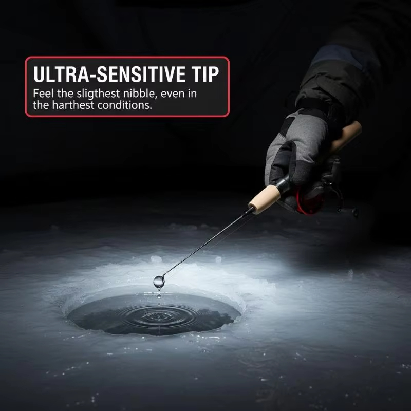 คันเบ็ดตกปลาในน้ำแข็ง QAJTAO ข - Fishing Rod Ice บทวิจารณ์และราคา