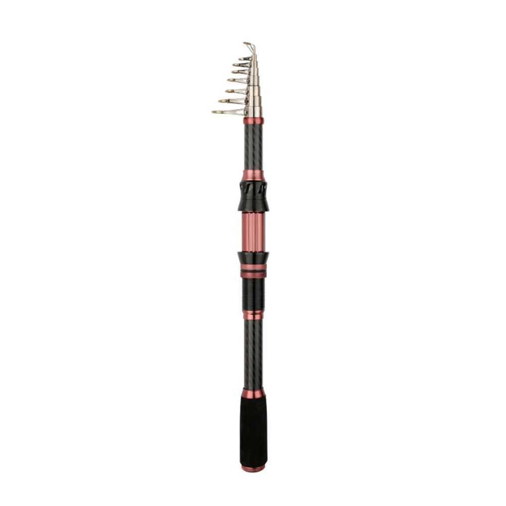 คันเบ็ดคาร์บอนไฟเบอร์แบบยืดหดไ - Fishing Rod Carbon Fiber บทวิจารณ์และราคา